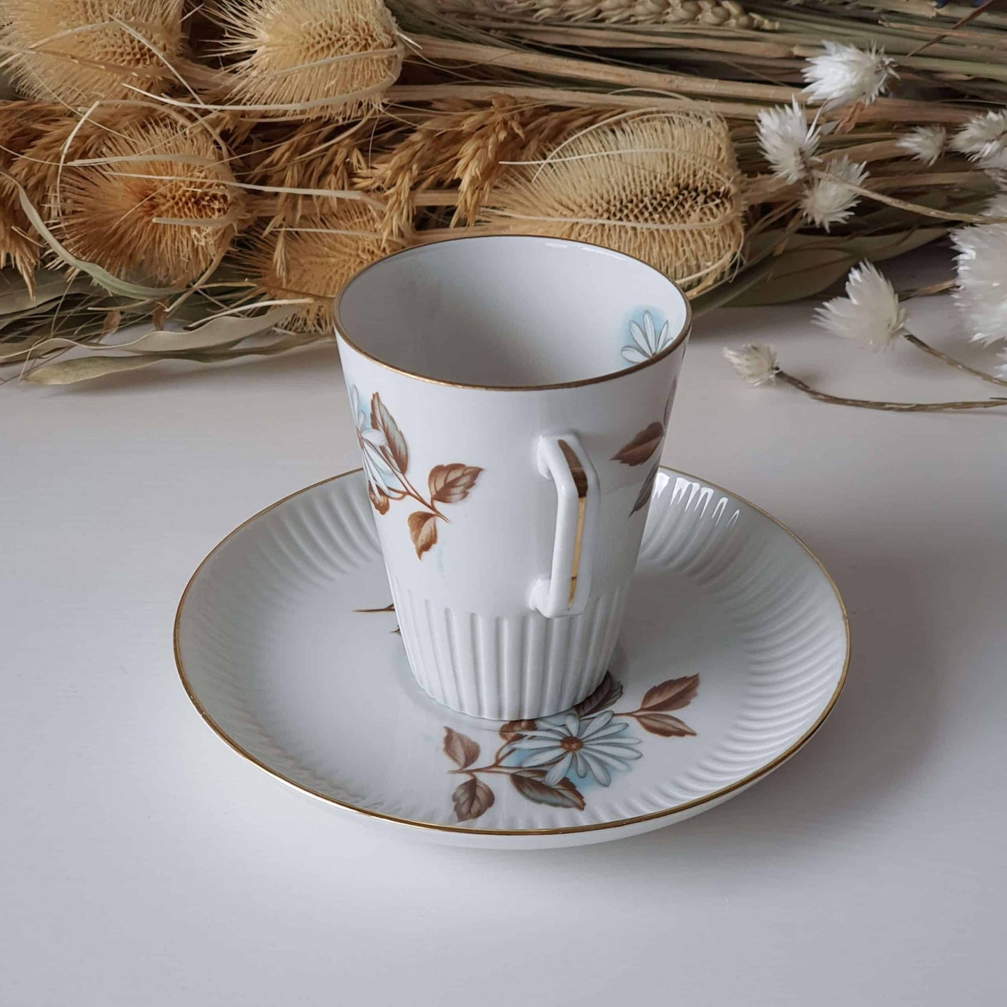 Geurkaarsen gegoten in Mosa Blue