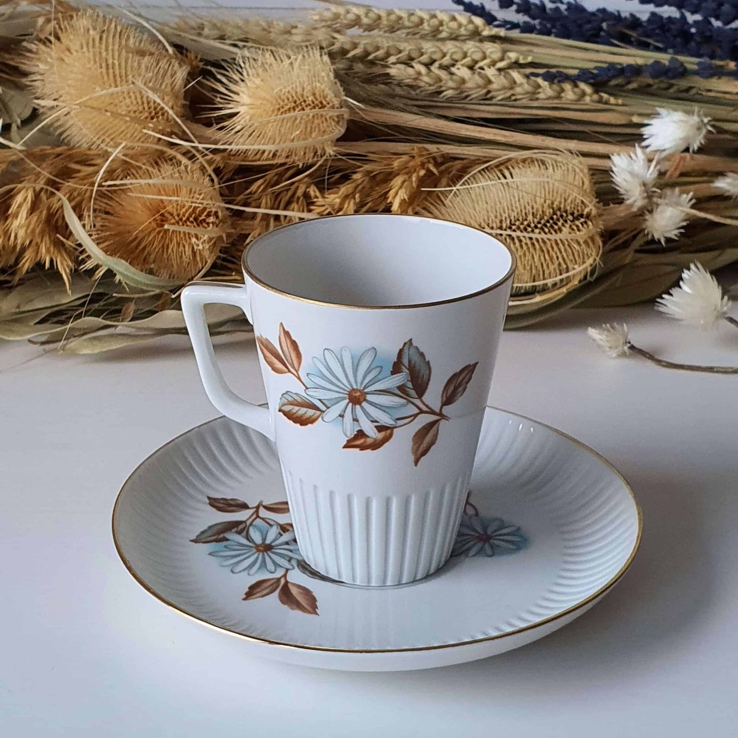 Geurkaarsen gegoten in Mosa Blue