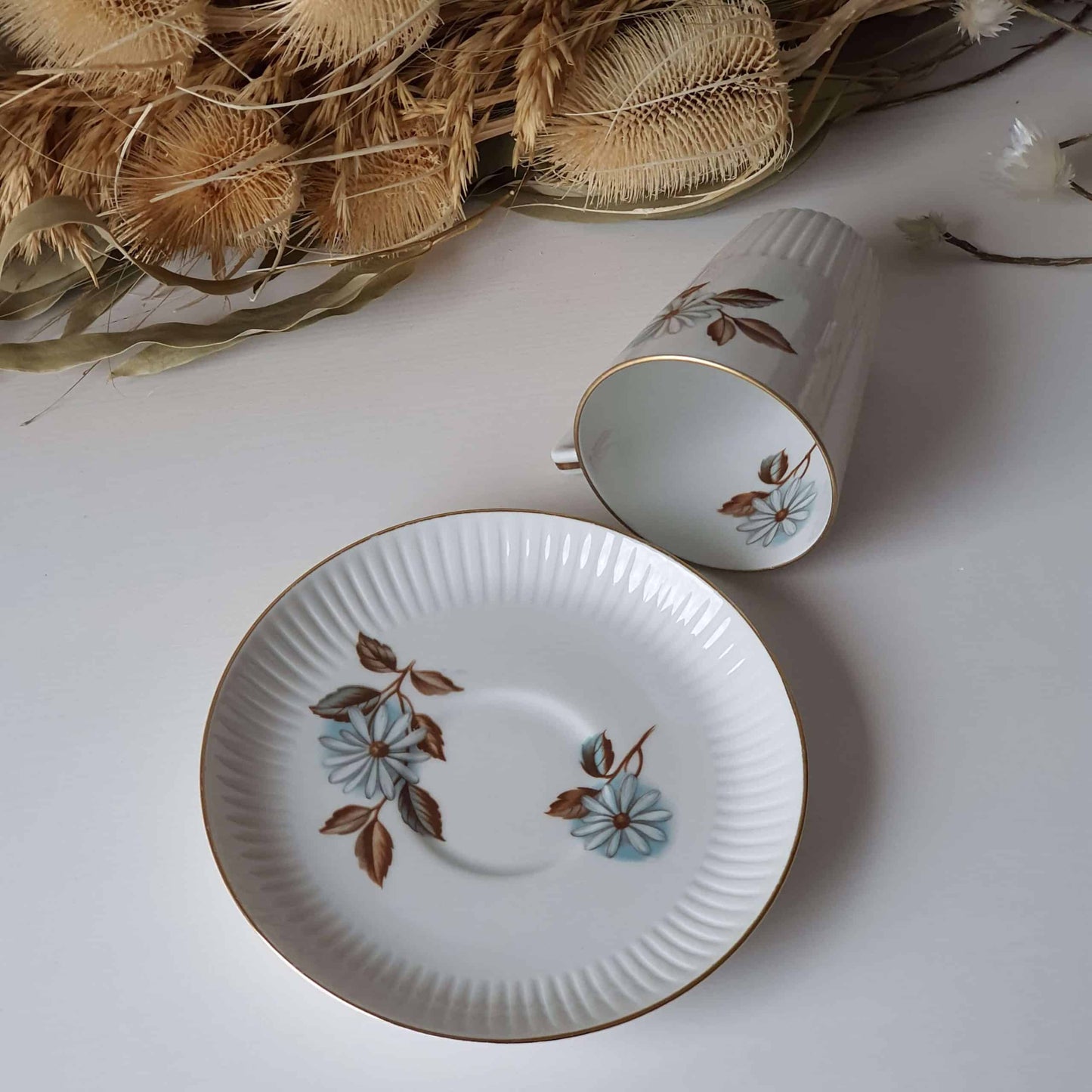 Geurkaarsen gegoten in Mosa Blue