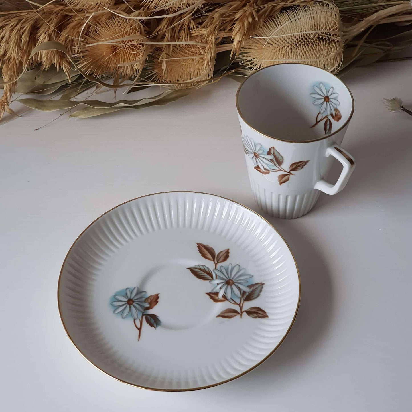 Geurkaarsen gegoten in Mosa Blue