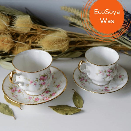 Geurkaarsen gegoten in Paragon Victoriana Rose