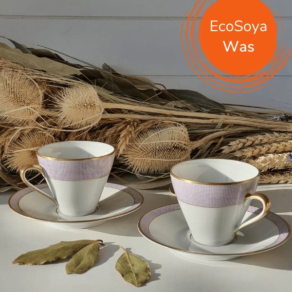 Geurkaarsen gegoten in Hutschenreuther Paars