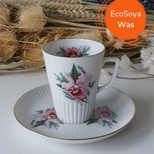 Geurkaarsen gegoten in Mosa Lila