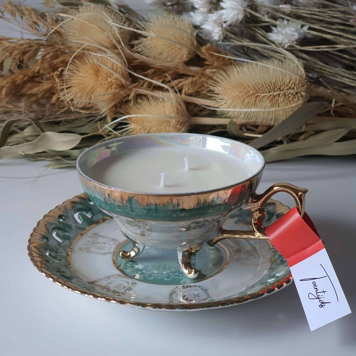 Geurkaarsen gegoten in Versailles Vert