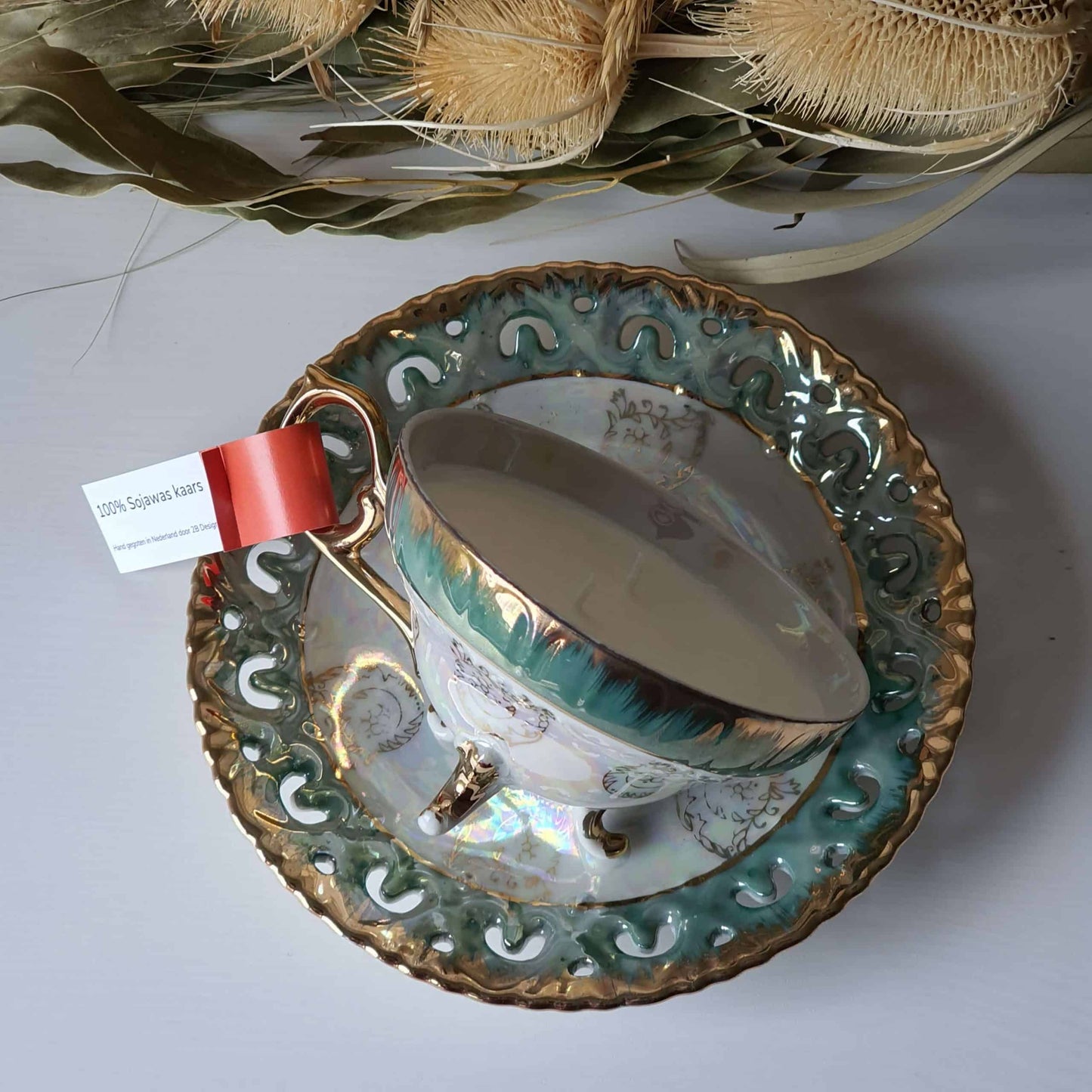 Geurkaarsen gegoten in Versailles Vert